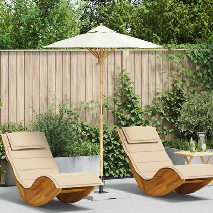 Dārza Parasols Ø 240 X 260 Cm Bambuss Apaļš