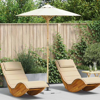 Dārza Parasols Ø 240 X 260 Cm Bambuss Apaļš