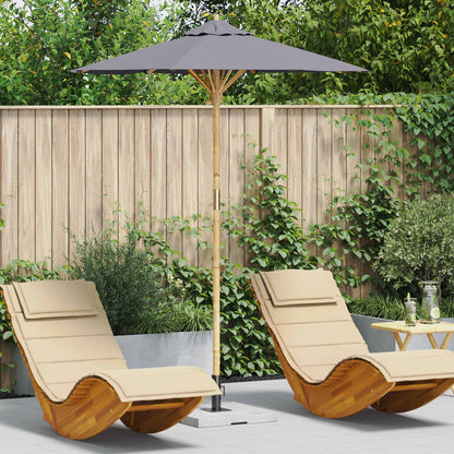 Dārza Parasols Ø 240 X 260 Cm Bambuss Apaļš
