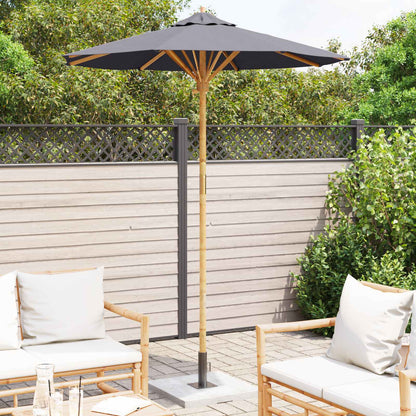 Dārza Parasols Ø 180 X 230 Cm Bambuss Apaļš