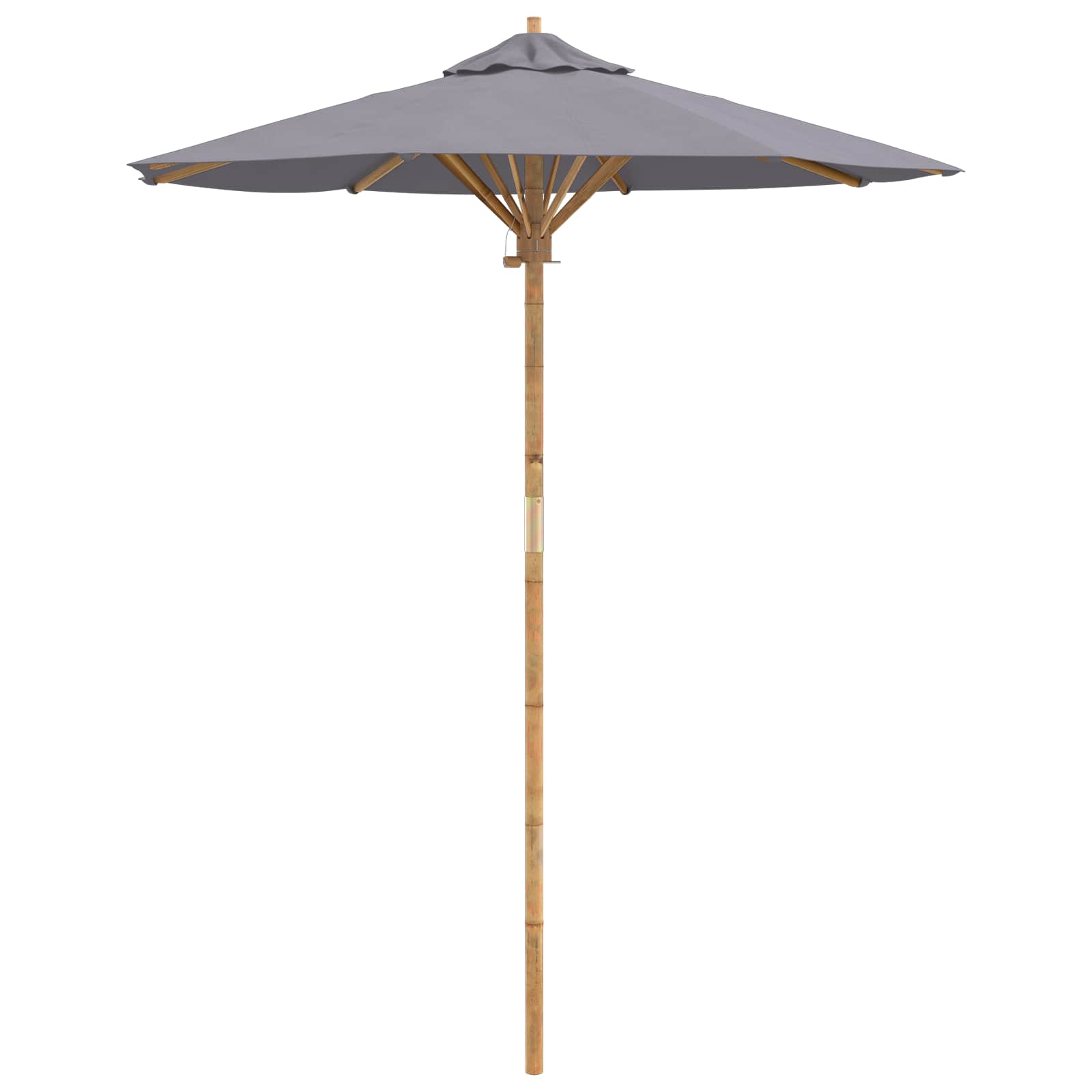 Dārza Parasols Ø 180 X 230 Cm Bambuss Apaļš