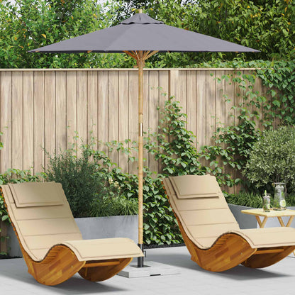 Dārza Parasols Ø 240 X 260 Cm Bambuss Apaļš