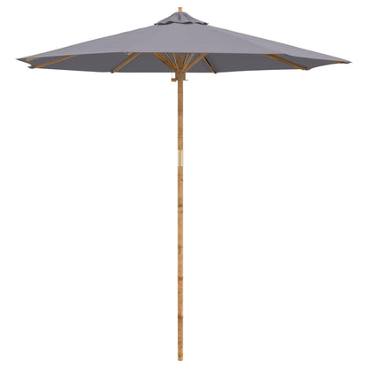 Dārza Parasols Ø 240 X 260 Cm Bambuss Apaļš