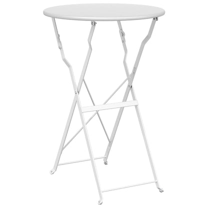 Bistro Galds Ø 50 X 71 Cm Pulverkrāsots Tērauds