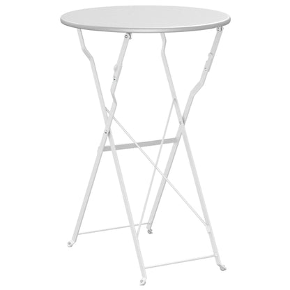 Bistro Galds Ø 50 X 71 Cm Pulverkrāsots Tērauds