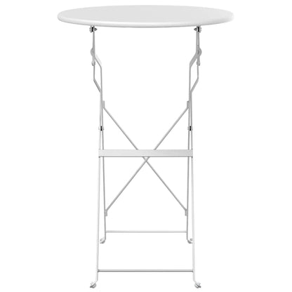 Bistro Galds Ø 50 X 71 Cm Pulverkrāsots Tērauds