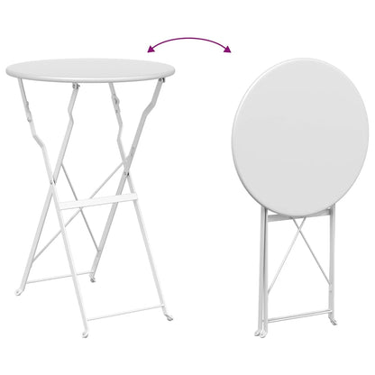 Bistro Galds Ø 50 X 71 Cm Pulverkrāsots Tērauds