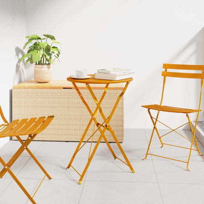 Bistro Galds Ø 50 X 71 Cm Pulverkrāsots Tērauds