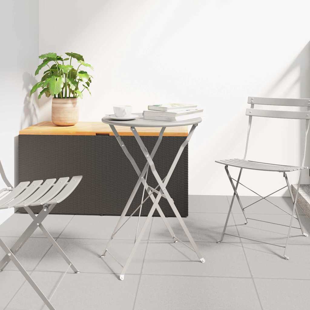 Bistro Galds Ø 50 X 71 Cm Pulverkrāsots Tērauds