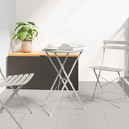 Bistro Galds Ø 50 X 71 Cm Pulverkrāsots Tērauds