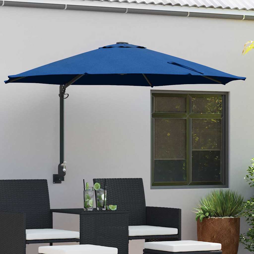 Dārza Parasols 248 X 248 X 148 Cm Poliesters Un Tērauds