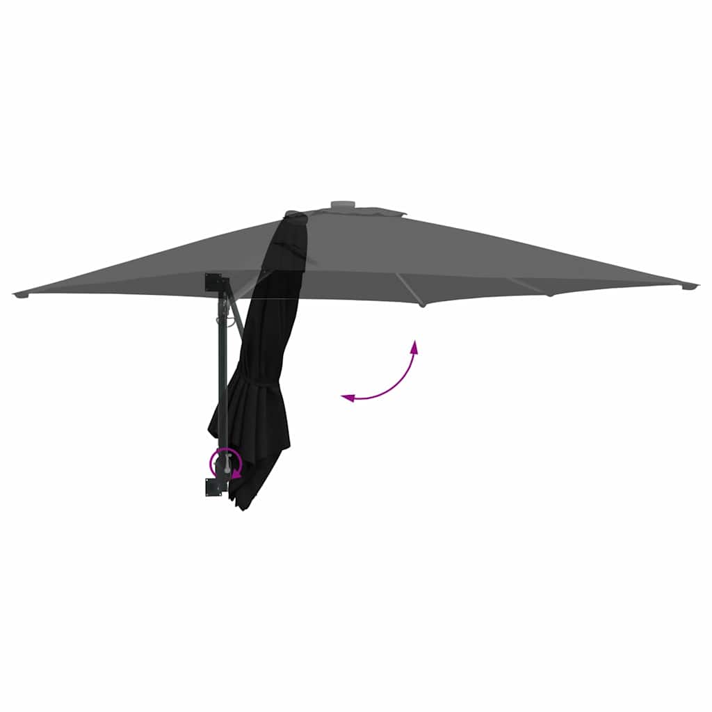 Dārza Parasols 248,5 X 247,5 X 160 Cm