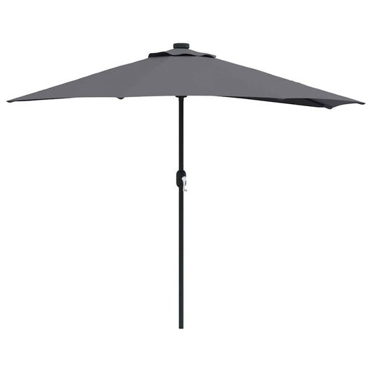 Dārza Parasols 294 X 150 X 224 Cm Poliesters Un Tērauds