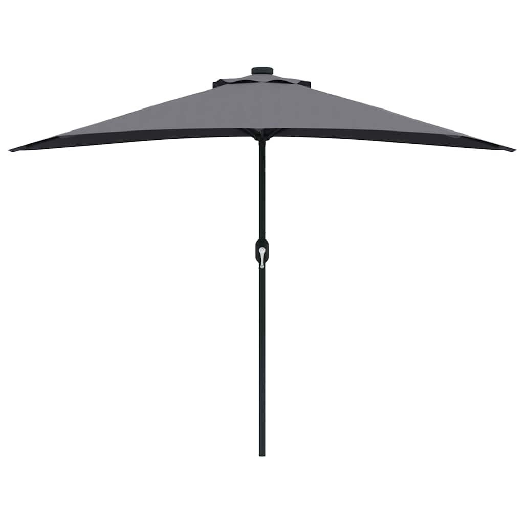 Dārza Parasols 294 X 150 X 224 Cm Poliesters Un Tērauds