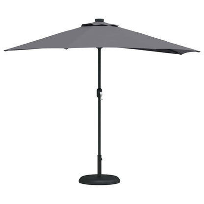 Dārza Parasols 294 X 150 X 224 Cm Poliesters Un Tērauds