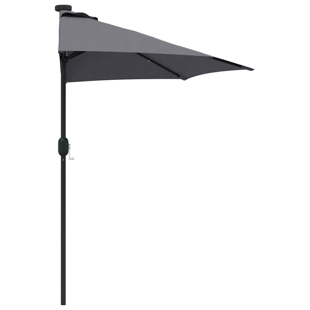 Dārza Parasols 294 X 150 X 224 Cm Poliesters Un Tērauds