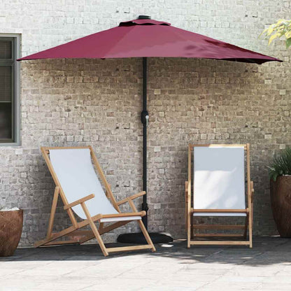 Dārza Parasols 294 X 150 X 224 Cm Poliesters Un Tērauds