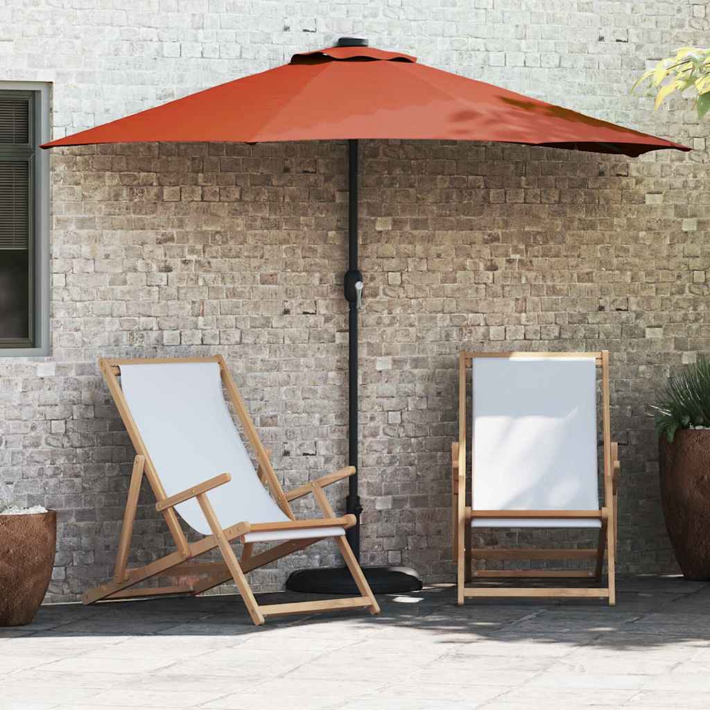 Dārza Parasols 294 X 150 X 224 Cm Poliesters Un Tērauds