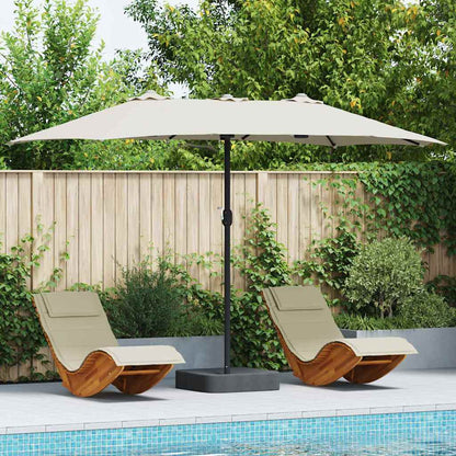 Dārza Parasols 385 X 209 X 244 Cm Poliesters Un Tērauds
