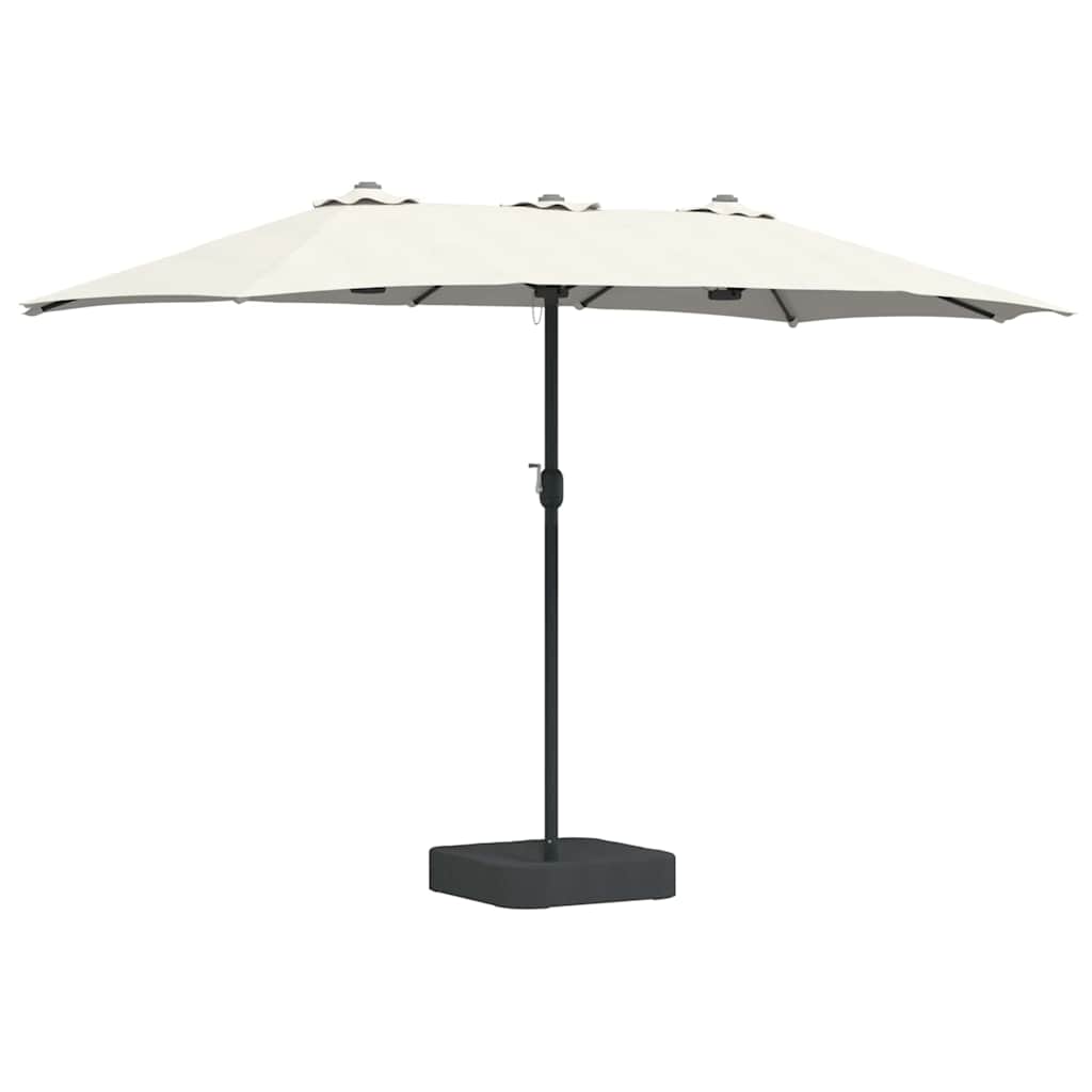 Dārza Parasols 385 X 209 X 244 Cm Poliesters Un Tērauds
