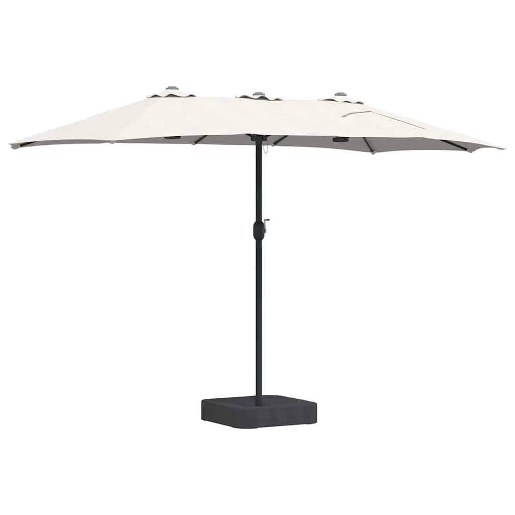 Dārza Parasols 385 X 209 X 244 Cm Poliesters Un Tērauds