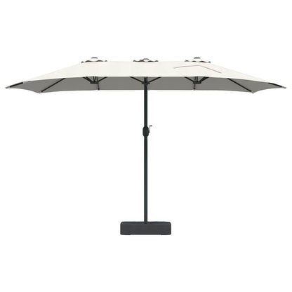Dārza Parasols 385 X 209 X 244 Cm Poliesters Un Tērauds