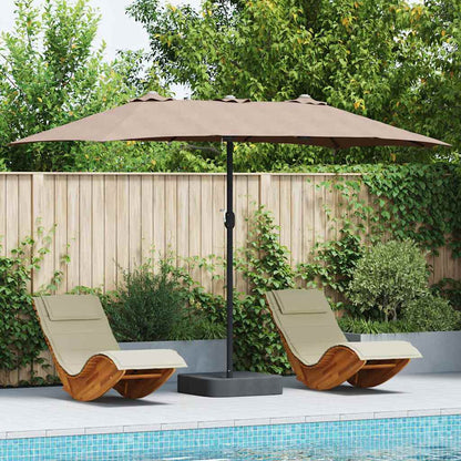 Dārza Parasols 385 X 209 X 244 Cm Poliesters Un Tērauds