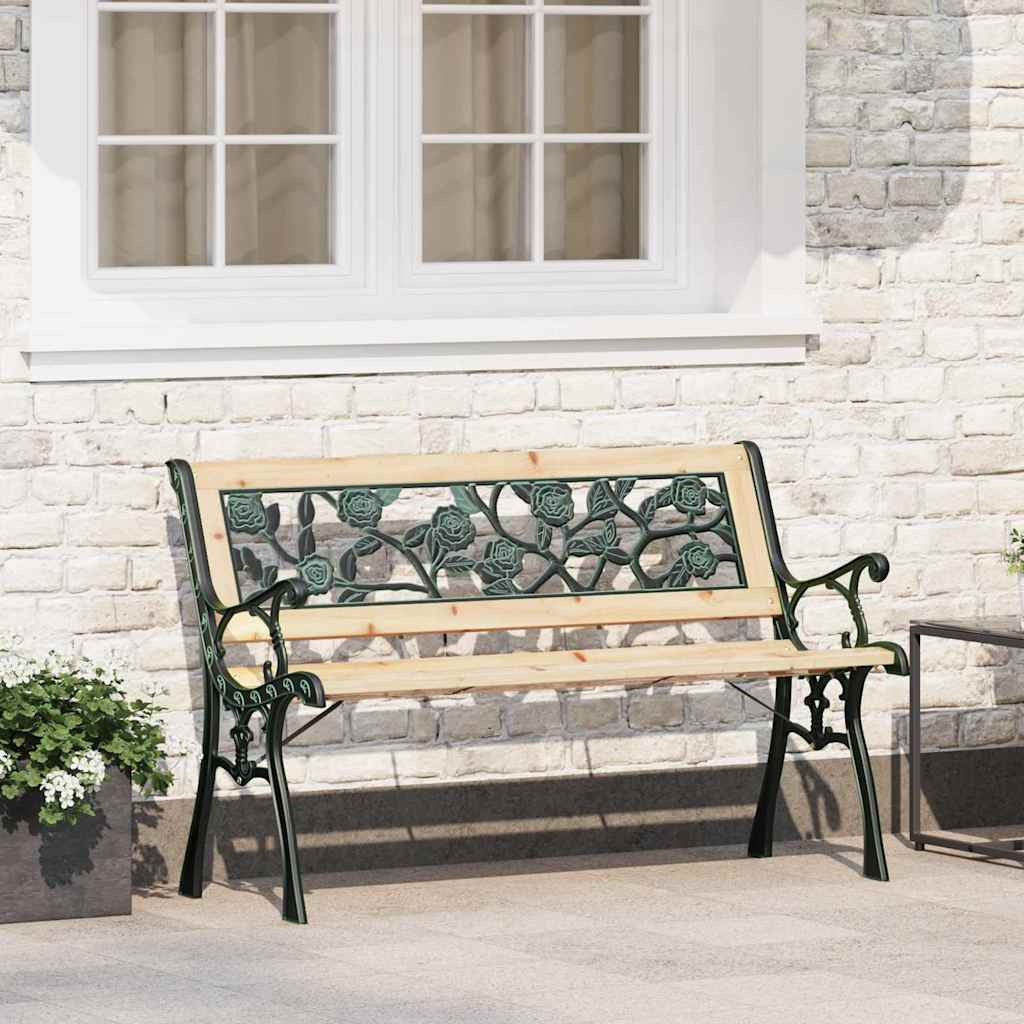 Dārza Sols 2 -Seater 116 X 54 X 73 Cm Koka Brūna Taisnstūra