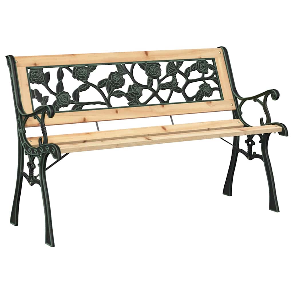Dārza Sols 2 -Seater 116 X 54 X 73 Cm Koka Brūna Taisnstūra