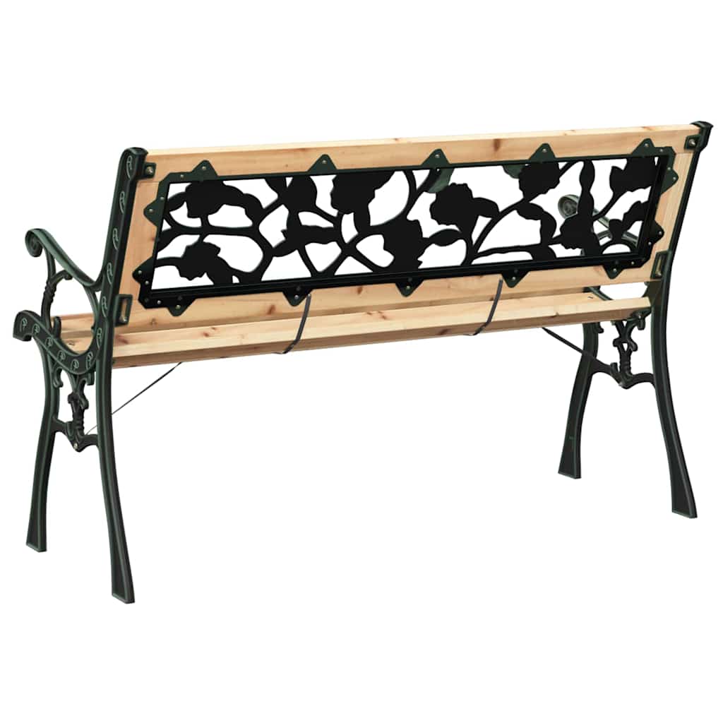 Dārza Sols 2 -Seater 116 X 54 X 73 Cm Koka Brūna Taisnstūra