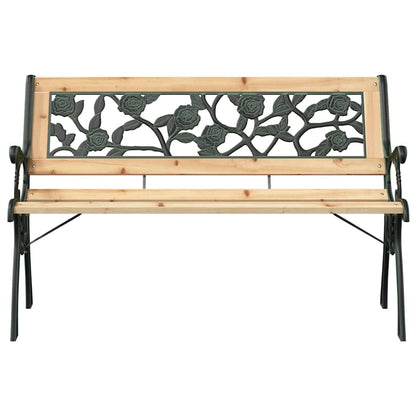 Dārza Sols 2 -Seater 116 X 54 X 73 Cm Koka Brūna Taisnstūra