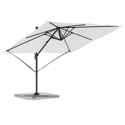 Roma Parasol Bēša 286 X 284 X 265 Cm Alumīnijs Un Poliesters