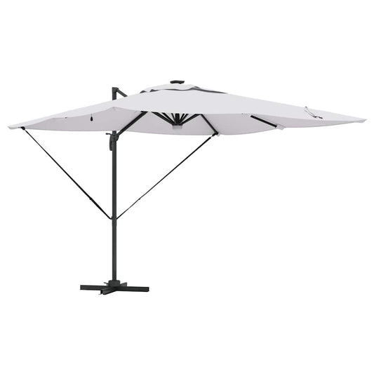 Roma Parasol Bēša 286 X 284 X 270 Cm Alumīnijs Un Poliesters