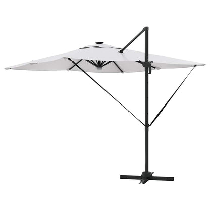 Roma Parasol Bēša 286 X 284 X 270 Cm Alumīnijs Un Poliesters