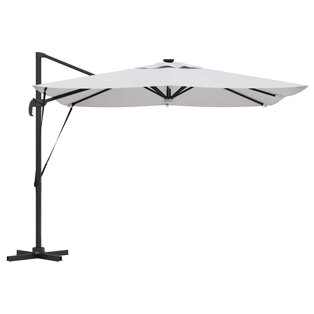 Roma Parasol Bēša 286 X 284 X 270 Cm Alumīnijs Un Poliesters