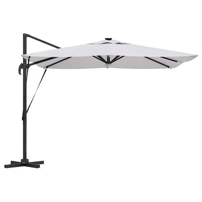 Roma Parasol Bēša 286 X 284 X 270 Cm Alumīnijs Un Poliesters
