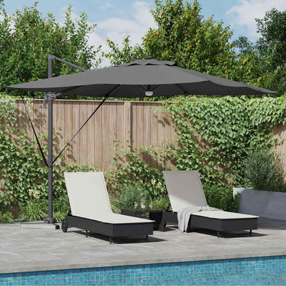 Roma Parasol Bēša 286 X 284 X 270 Cm Alumīnijs Un Poliesters