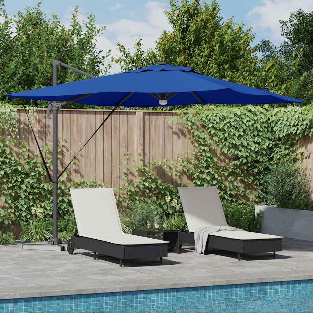 Roma Parasol Bēša 286 X 284 X 270 Cm Alumīnijs Un Poliesters