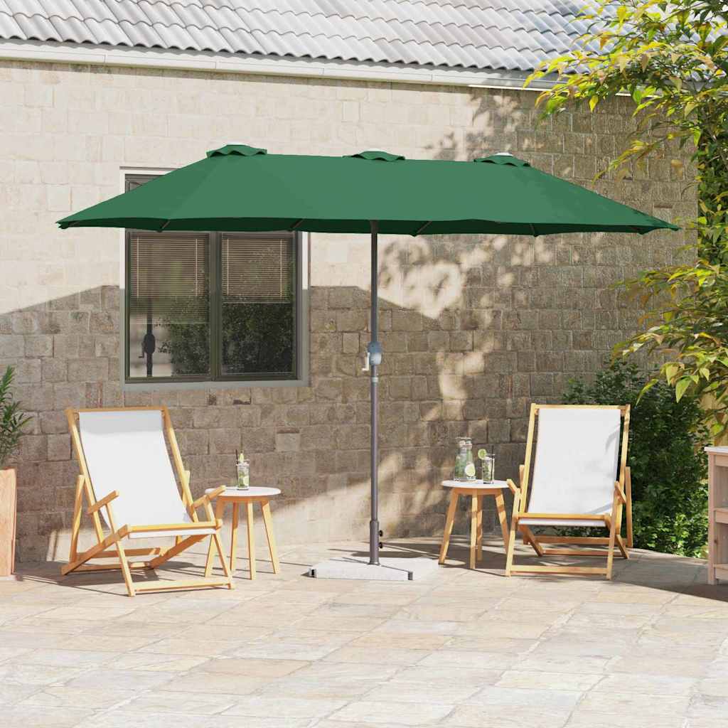 Dārza Parasols 370 X 197 X 239 Cm Poliesters Un Alumīnijs