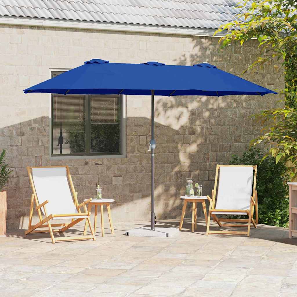 Dārza Parasols 370 X 197 X 239 Cm Poliesters Un Alumīnijs