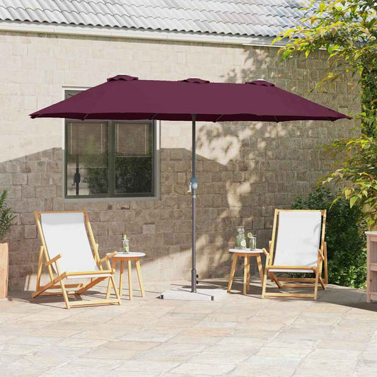 Dārza Parasols 370 X 197 X 239 Cm Poliesters Un Alumīnijs
