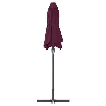 Dārza Parasols 370 X 197 X 239 Cm Poliesters Un Alumīnijs