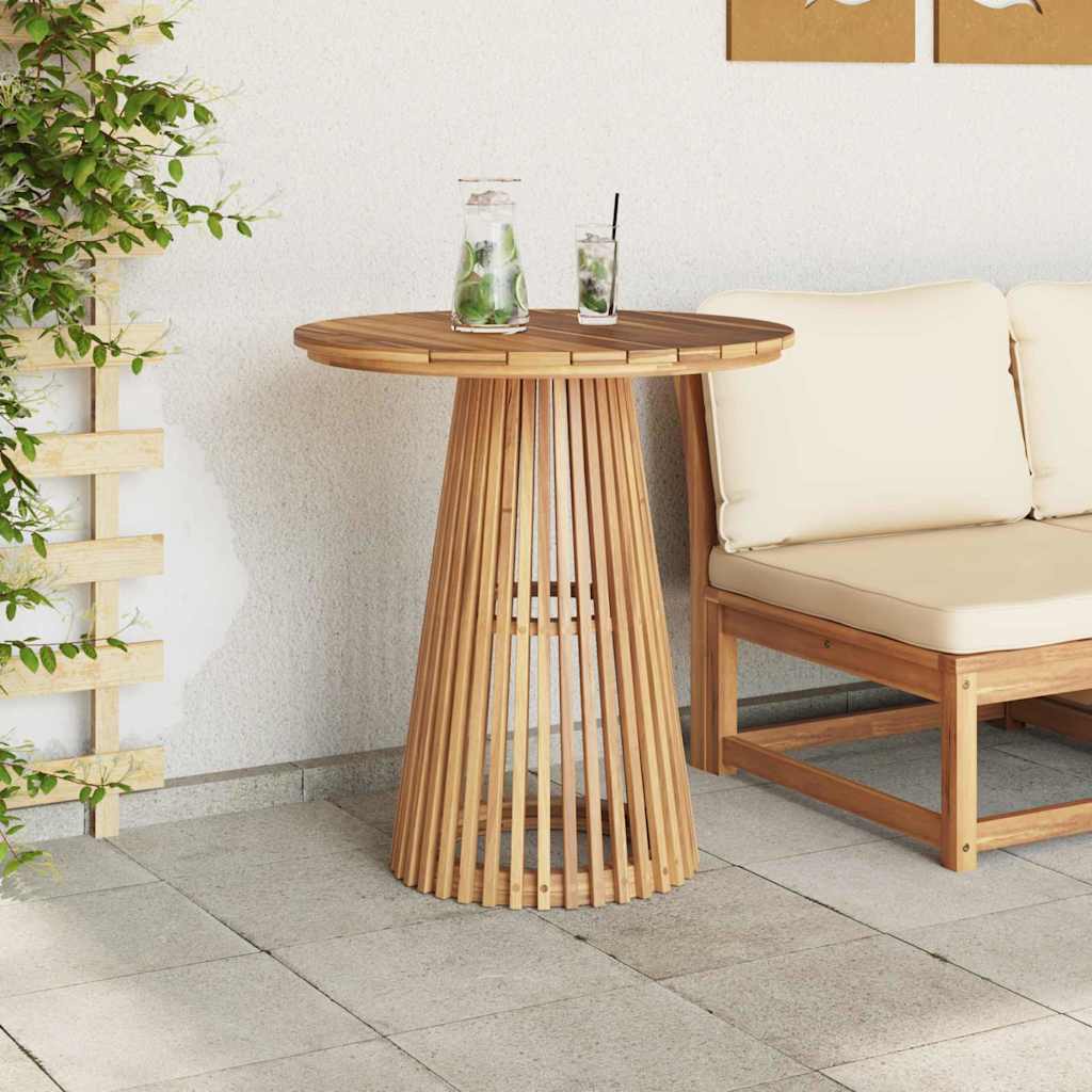 Sānu Galds Brūna 70 X 70 X 75 Cm Ciets Tekša Koks