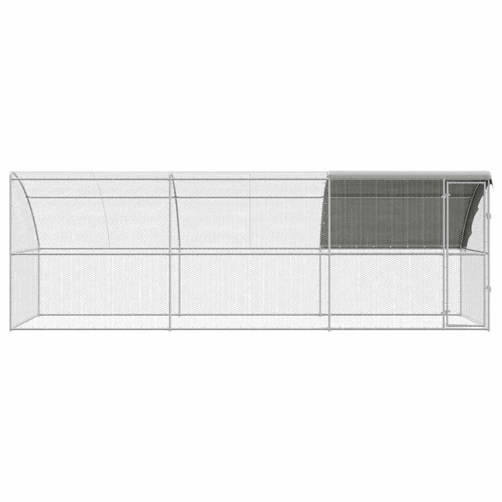 Vistu Būris 3 Gab. Sudraba 600 X 200 X 200 Cm Tērauds Un Pe