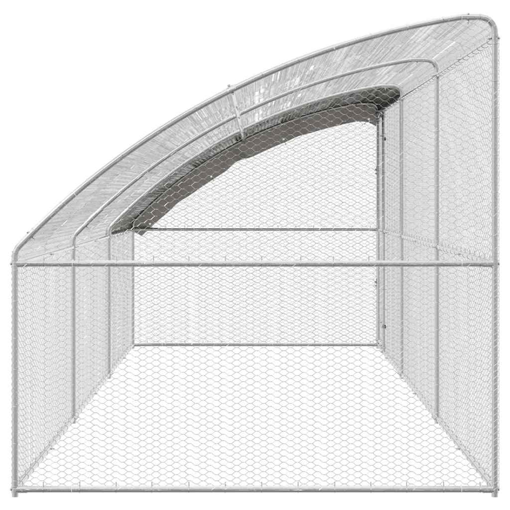 Vistu Būris 3 Gab. Sudraba 600 X 200 X 200 Cm Tērauds Un Pe