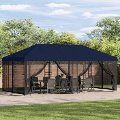 Dārza Paviljons 6 X 3 M Poliesters Un Tērauds 190 Gsm