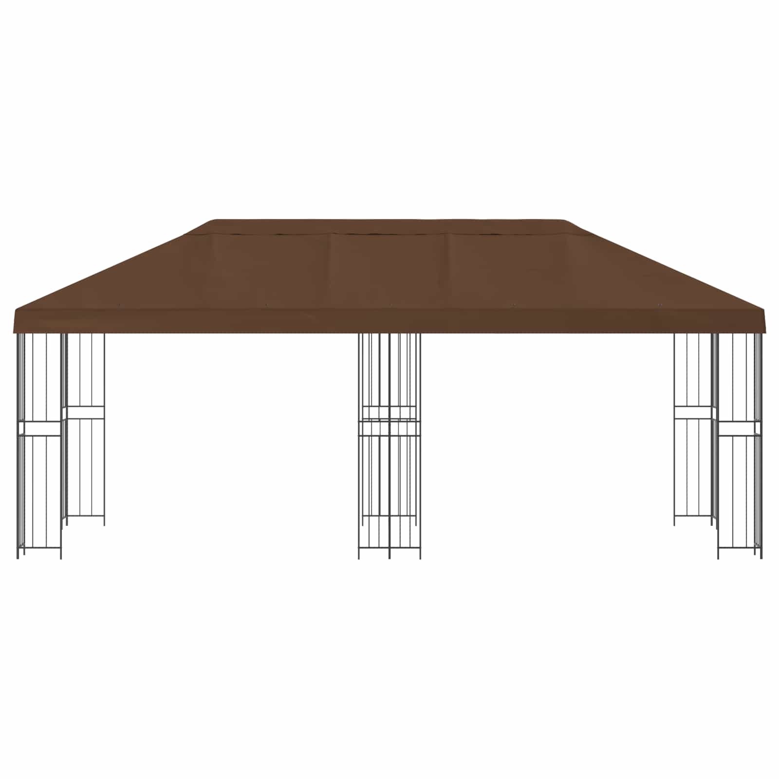 Dārza Paviljons 6 X 3 M Poliesters Un Tērauds 190 Gsm