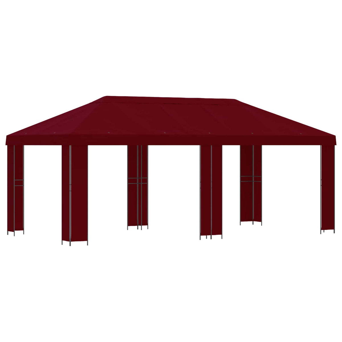 Dārza Paviljons 6 X 3 M Poliesters Un Tērauds