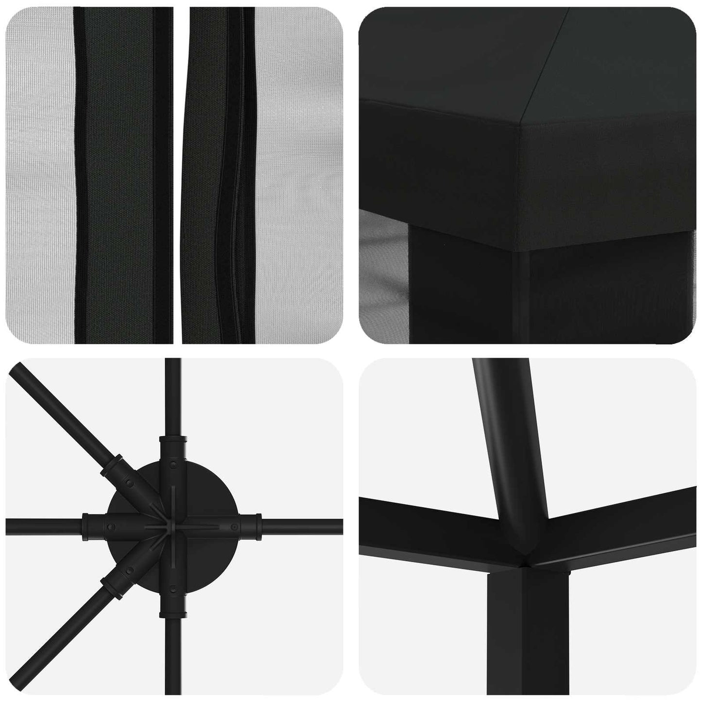 Dārza Paviljons Ar Sānu Sienām 6 X 3 M