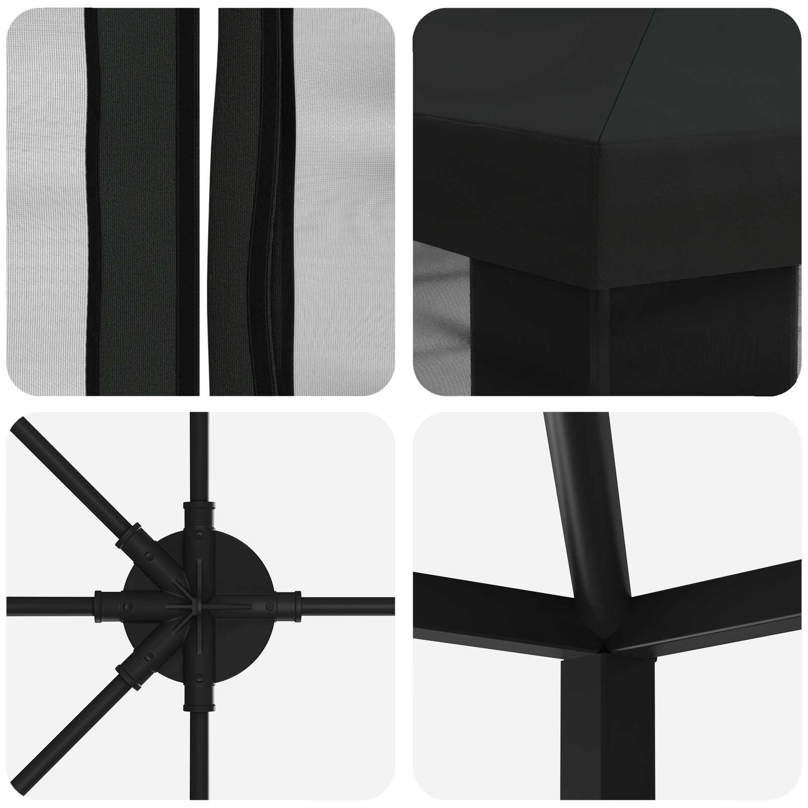 Dārza Paviljons Ar Sānu Sienām 6 X 3 M